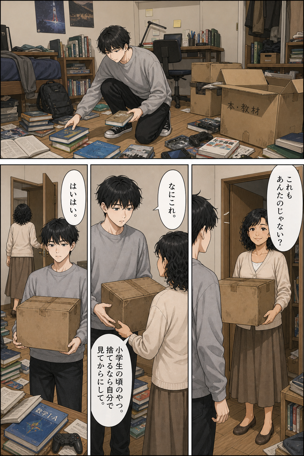 『少年時代との約束』1ページ目