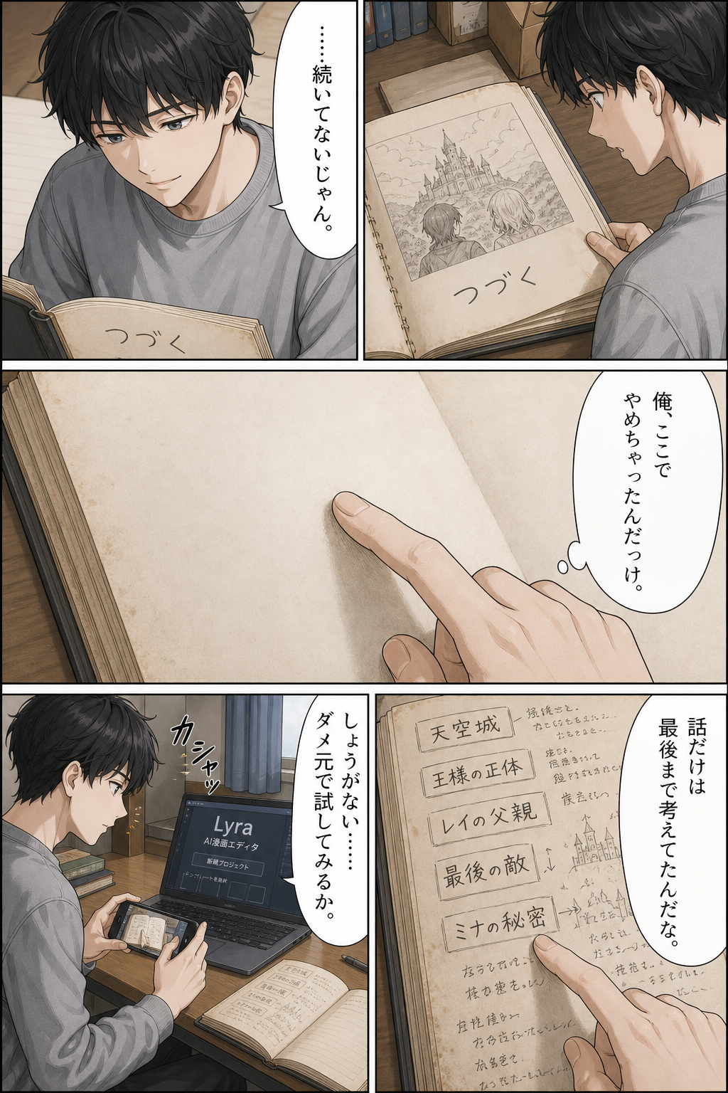 『少年時代との約束』4ページ目